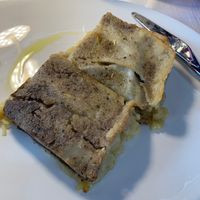 Lasagna at Il Lughino in Milan