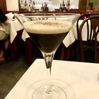 Amaretto shaken coffee  at Il Lughino in Milan