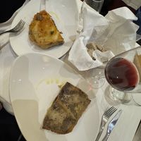 White onion lasagna and eggplant lasagnaa  at Il Lughino in Milan