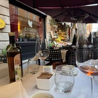 Wir saßen draußen; sehr angenehm sehr ruhig  at Il Lughino in Milan