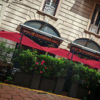 Facade at Il Lughino in Milan