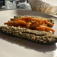 Stuffed zucchini   at Il Lughino in Milan