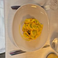 Some pastry base with zucchini at Il Lughino in Milan