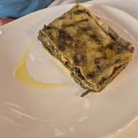 Pesto lasagne at Il Lughino in Milan