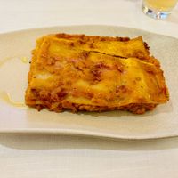 Lasagna  at Il Lughino in Milan