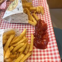 French fries   at Burger Van Bistro in Bucharest
