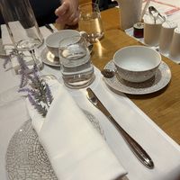 Table setting  at The Fitzwilliam Hotel Belfast in Belfast