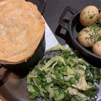 Pot pie. Loved everything !  at The Fitzwilliam Hotel Belfast in Belfast