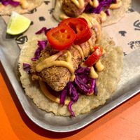 Crispy Fried Seitan Tacos  at Overdraft in Southampton