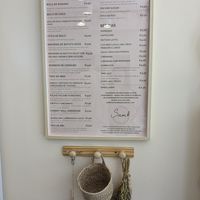 Menu at Sam Bolos e Doces Saudáveis in Lisbon