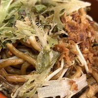 Vegan fish fried udon noodles   at Kohaku Vegan Sushi in York