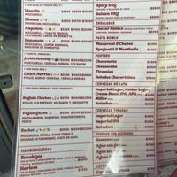 Menu  at Hell's Pizza in Buenos Aires