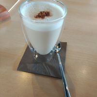 Chai Latte mit Hafermilch at Cafe Luk in Dresden