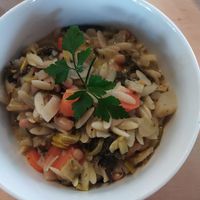 Orzo-Nudelsuppe at Cafe Luk in Dresden
