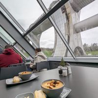  at The Cafe Falkirk Wheel in Falkirk