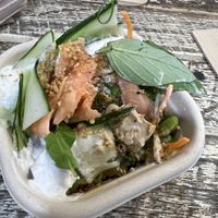 Small soy tofu poke bowl  at Raw and Rice in Noosa Heads