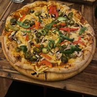 Jalapeño, peppers, olives and mushroom   at The Cactus Diner in Scarborough