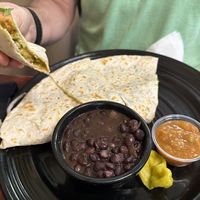Quesadilla with no cheese    at Los Gatos Cafe in Los Gatos
