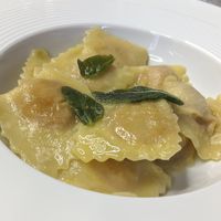 Tortelli di zucca at Bistromeet in Mantova