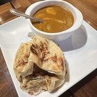 Roti massaman curry (appetizer)  at Onedee Thai  in Queens
