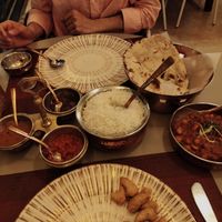 Rice, roti, chole at Naans & Curries  in Tamarindo