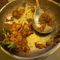 Chana masala (barely 🤣)   at Naans & Curries  in Tamarindo