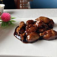 Mock meat   at Huì Yuán Sù Shí Fāng 慧缘素食坊 Lotus Vegan in Shanghai
