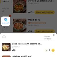 App to order  at Huì Yuán Sù Shí Fāng 慧缘素食坊 Lotus Vegan in Shanghai