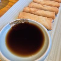 Spring rolls at Huì Yuán Sù Shí Fāng 慧缘素食坊 Lotus Vegan in Shanghai