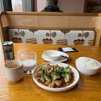 “Beef” broccoli   at Huì Yuán Sù Shí Fāng 慧缘素食坊 Lotus Vegan in Shanghai