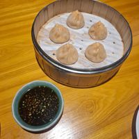 Skin was dry and tough. Undercooked. No soup. Just name! at Huì Yuán Sù Shí Fāng 慧缘素食坊 Lotus Vegan in Shanghai