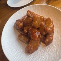 Orange chicken  at Huì Yuán Sù Shí Fāng 慧缘素食坊 Lotus Vegan in Shanghai