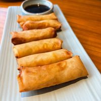 Spring rolls  at Huì Yuán Sù Shí Fāng 慧缘素食坊 Lotus Vegan in Shanghai