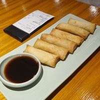 Spring rolls at Huì Yuán Sù Shí Fāng 慧缘素食坊 Lotus Vegan in Shanghai