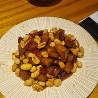 Kung pao chicken at Huì Yuán Sù Shí Fāng 慧缘素食坊 Lotus Vegan in Shanghai