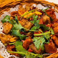 Vegan chicken at Lotus Vegan (Huì Yuán Sù Shí Fāng) - 慧缘素食坊 in Shanghai