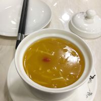 Vegan shark fin soup - pretty tasteless but apparently the original is as well at Huì Yuán Sù Shí Fāng 慧缘素食坊 Lotus Vegan in Shanghai