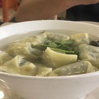 Wonton soup at Huì Yuán Sù Shí Fāng 慧缘素食坊 Lotus Vegan in Shanghai