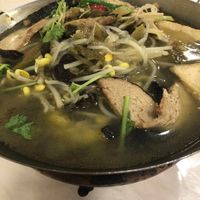 “Fish” with pickled cabbage and vermicelli pot at Huì Yuán Sù Shí Fāng 慧缘素食坊 Lotus Vegan in Shanghai