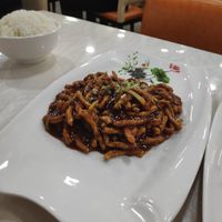 Sweet & sour 'pork' at Huì Yuán Sù Shí Fāng 慧缘素食坊 Lotus Vegan in Shanghai