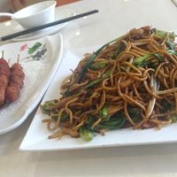 Noodle and some chops at Huì Yuán Sù Shí Fāng 慧缘素食坊 Lotus Vegan in Shanghai