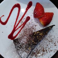 Chocolate Trillionaire's torte (February 2026) at Newmans Garden Centre in Ceredigion