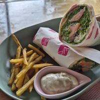 Wrap at Aubrie's Plant-Based Cuisine in El Nido