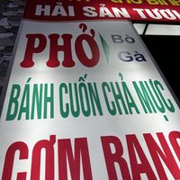 outside signs   at Phở Bò Thố Đá - Cơm Tự Chọn in Ha Long