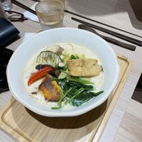 Miso soymilk ramen  at JiuSuo Plant-based Eatery - 玖所 in Kaohsiung