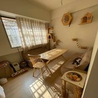 upstairs cat hangout room at JiuSuo Plant-based Eatery - 玖所 in Kaohsiung