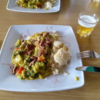 Dinner at Vegane Bergpension in Schulenberg