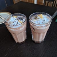 Schoko-Bananen-Milchshake at Vegane Bergpension in Schulenberg