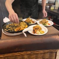 Veg paella   at Restaurante El Pescador in Fuerteventura