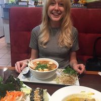 All the food. at Veggiebowl in Vancouver